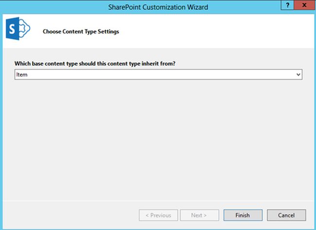 choose content type setting
